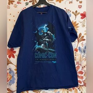 Hanes XL Tagless Batman 75th Anniversary San Diego Comic Con DC Comics 2014 Tee